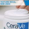 CeraVe Crema Idratante, Per Pelli Da Secche a Molto Secche Per il Corpo e il Viso, 340 g