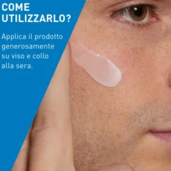 CeraVe Crema Viso Idratante PM con Acido Ialuronico, Niacinamide e 3 Ceramidi Essenziali, 50 ml