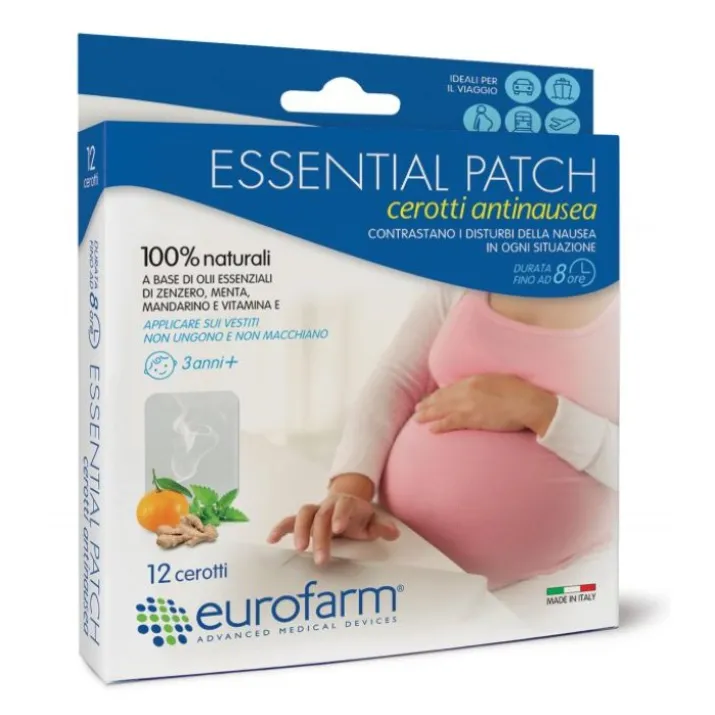 Cerotti Antinausea Essential Patch Eurofarm 12 Pezzi