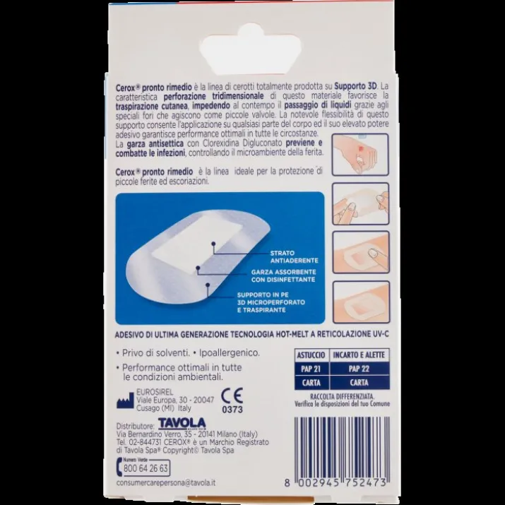 Cerotti 3D Trasparenti Super Cerox 5 Pezzi