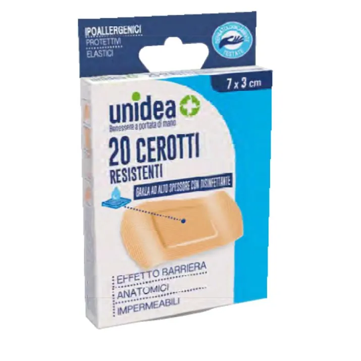 CEROTTI RESISTENTI unidea Formato 7x3cm 20 Cerotti