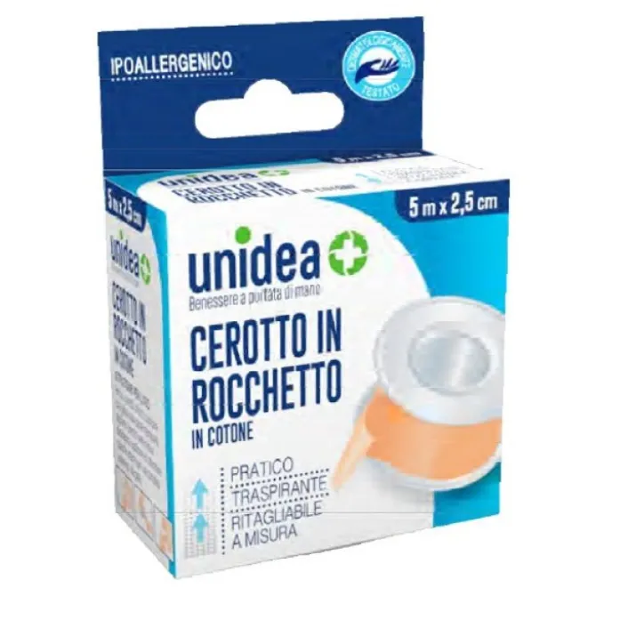 CEROTTO IN ROCCHETTO IN COTONE unidea 5mx2,5cm
