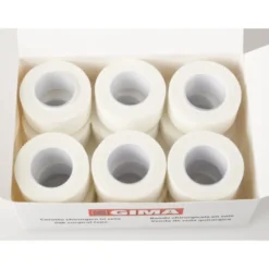 Cerotto Rocchetto Seta 10m x 2,5cm GIMA 12 Pezzi
