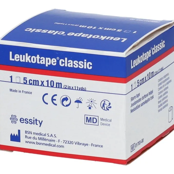 Cerotto su Rocchetto 5cm x 10m Leukotape Classic