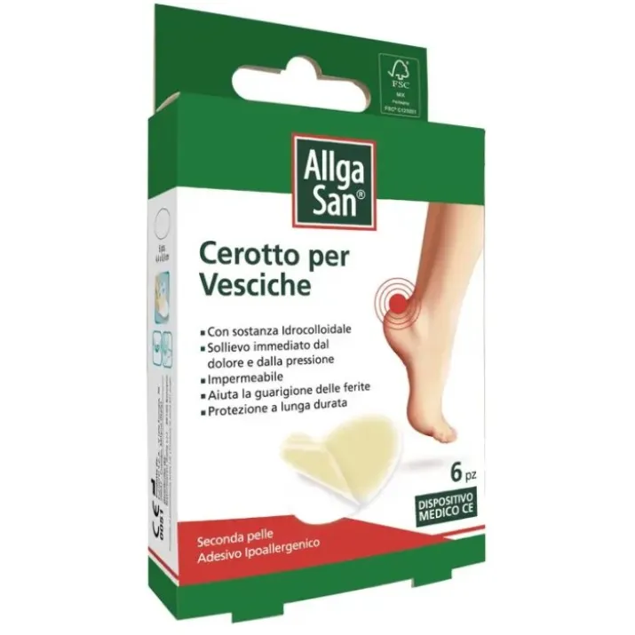 Cerotto Vesciche Allga San 6 Pezzi