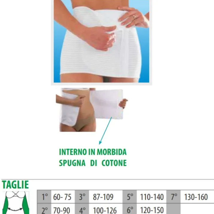Cintura Elastica Millerighe Post Operatoria Tg.6 CliaOrtho