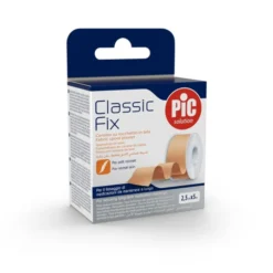 Classic Fix 2,5cm x 5m Cerotto su Rocchetto in Tela Pelle PIC