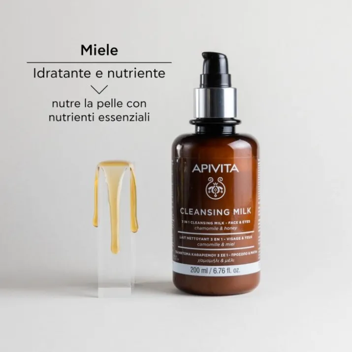 Cleansing Milk 3 In 1 Apivita 200ml