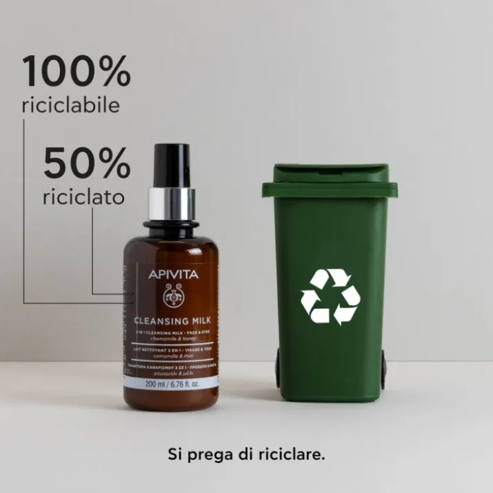 Cleansing Milk 3 In 1 Apivita 200ml