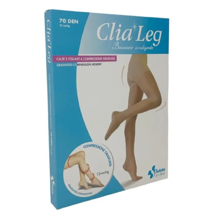 Clia Leg 70 Collant Punta Aperta Playa Tg.5 Budetta