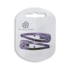 Clic Clac Glitter Celeste 2 Pezzi