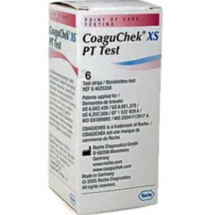 Coaguchek Xs PT Test Roche 6 Strisce Reattive