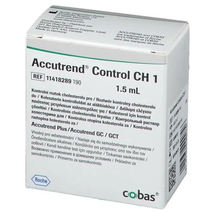 Cobas Accutrend Control Ch1 Roche 1,5ml