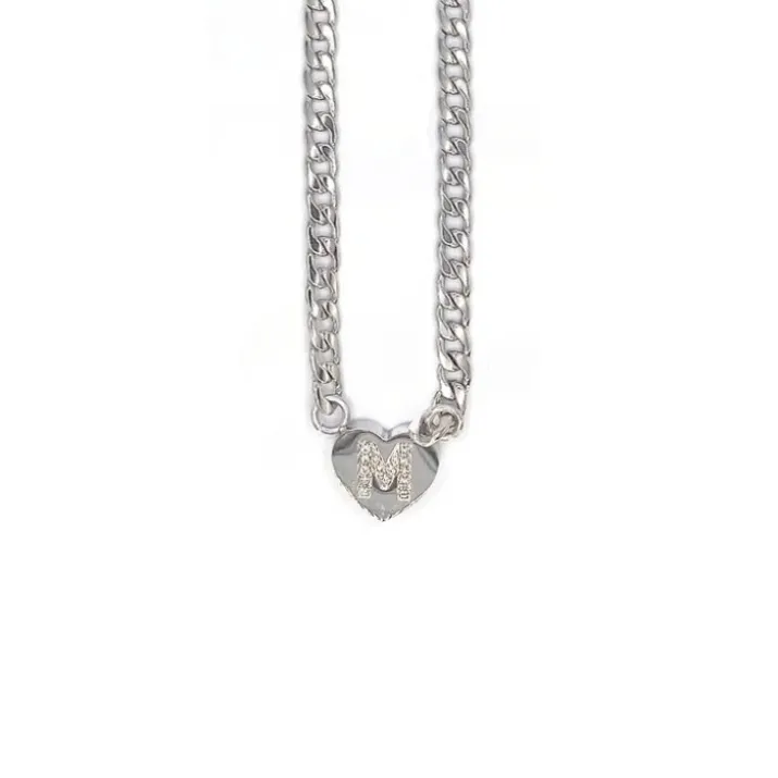 Collana Lettera M Argento Linea ABC MyLovly