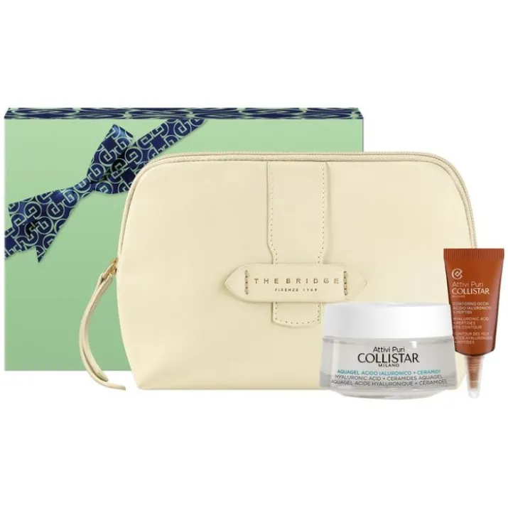 Collistar Cofanetto Viso Attivi Puri: Acquagel, Lozione, Gocce Magiche e Pochette