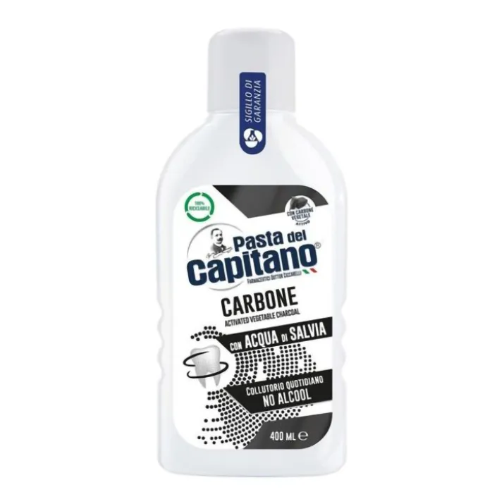 Collutorio Al Carbone Pasta Del Capitano 400ml