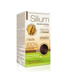 Colorazione Permanente In Crema Castano Chiaro Naturale 5,0 Silium 1 Kit
