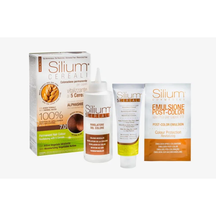 Colorazione Permanente Nero Naturale 1.0 Silium Cosmetici 1 Kit