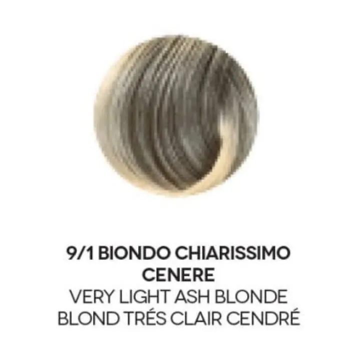 Colore in Olio Per Capelli 9/1 Biodo Chiarissimo Cenere Organics Pharm