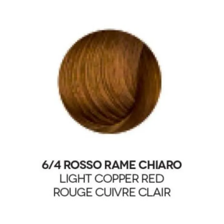 Colore in Olio Per Capelli 6/4 Rosso Rame Chiaro Organics Pharm