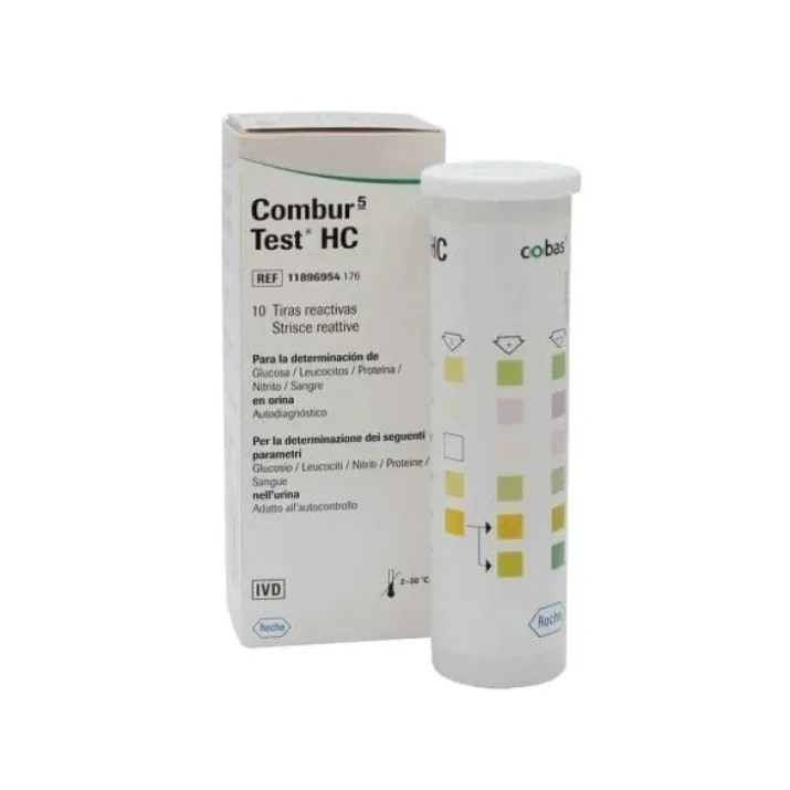 Combur 5 Test Hc Roche 10 Strisce Reattive