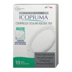 Compresse Oculari Adesive TNT Icopiuma 10 Pezzi