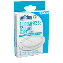 COMPRESSE OCULARI unidea 9,5x6,5cm 10 Compresse