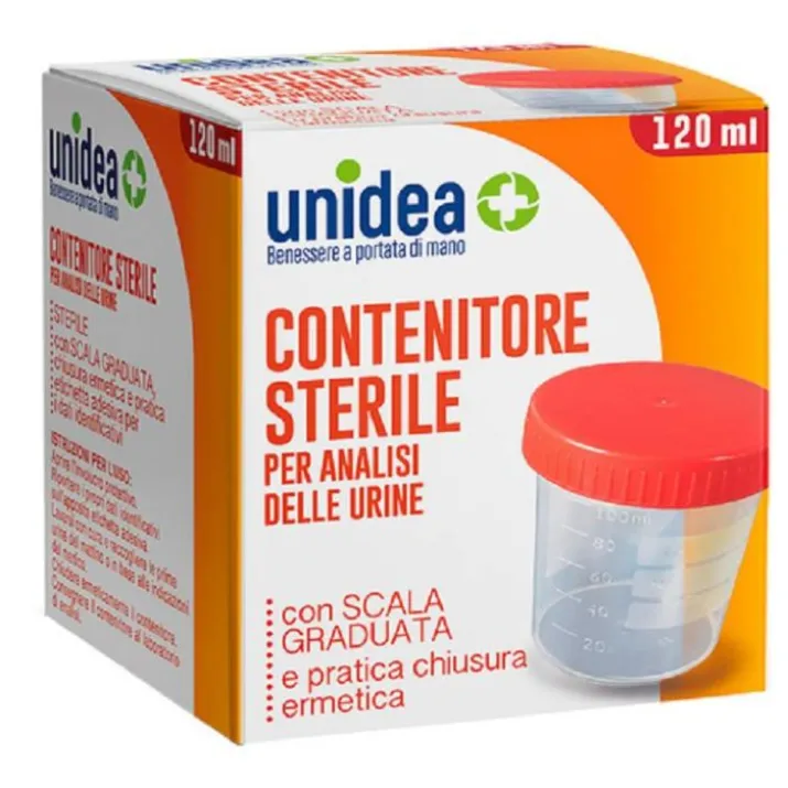 CONTENITORE STERILE URINE unidea 120ml