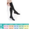 Cotton 18 Gambaletto Unisex Kamila Antracite Taglia XXL