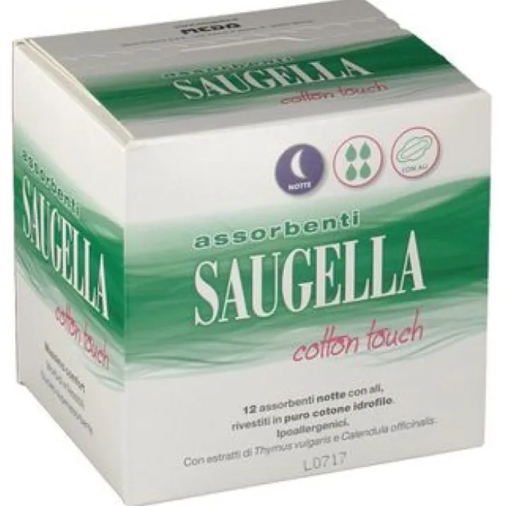 Cotton Touch Assorbenti Notte Saugella 12 Assorbenti