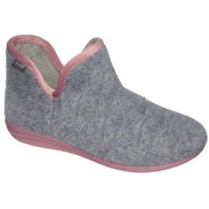Creamy Bootie Felt Grigio Tg.36 Scholl