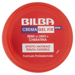 Crema Gel Fix Semi Di Lino E Cheratina Bilba 200ml