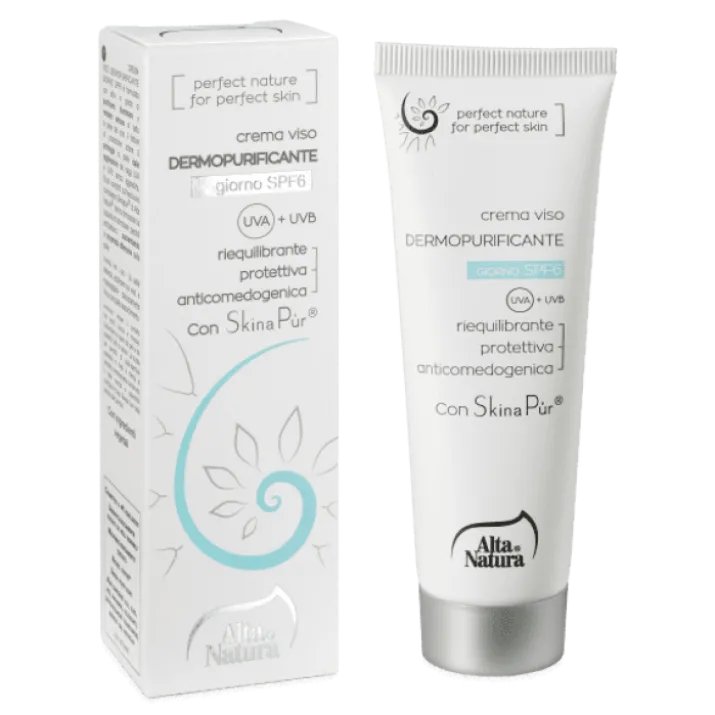 Crema Viso Dermopurificante Giorno SPF6 Alta Natura 50ml