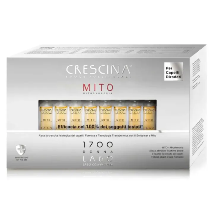 Crescina Isole Follicolari Mito 1700 Donna Labo 20 Fiale