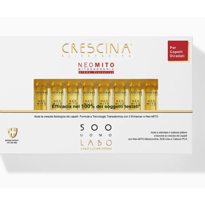 Crescina Ri-Crescita Neo-Mito 500 Uomo 20 Fiale