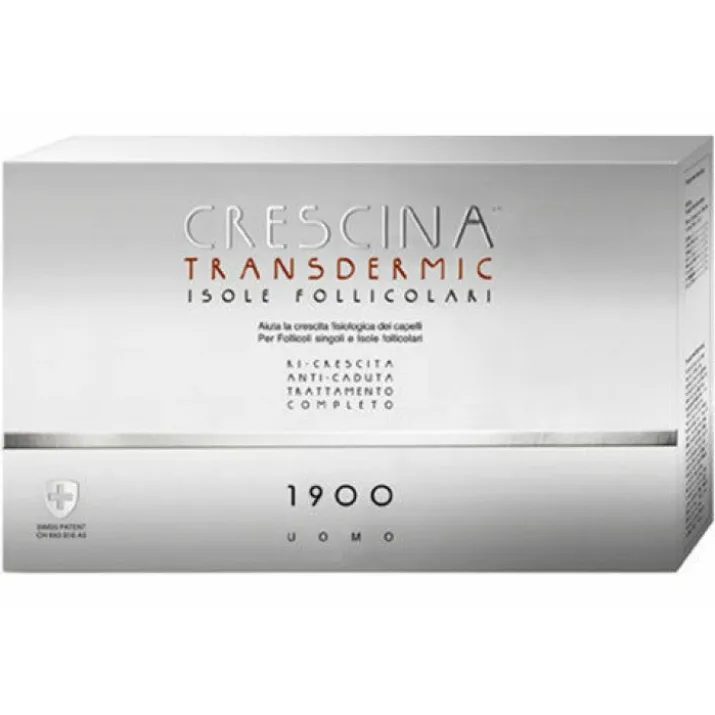 Crescina® Transdermic Isole Follicolari Trattamento Completo 1900 Uomo Labo 2x10 Fiale