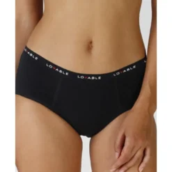 CULOTTE FLUSSO MEDIO NERO TAGLIA M LOVABLE