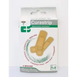 Curastrip Cerotto 4 Misure 20 Pezzi