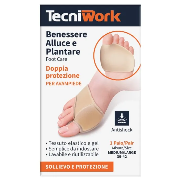 Cuscinetti Doppia Protezione Mis.M/L Tecniwork® 1 Paio