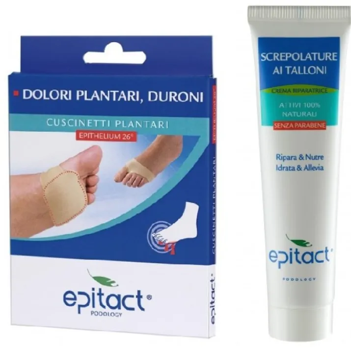 Cuscinetti Plantari Tg.L + Crema Talloni Epitac Promo