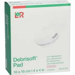 Debrisoft® Pad Lohmann & Rauscher 10x10cm 5 Pezzi