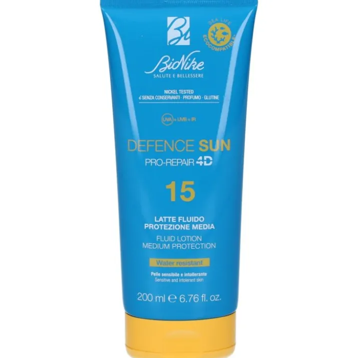 Defence Sun Spf15 Latte Fluido BioNike 200ml