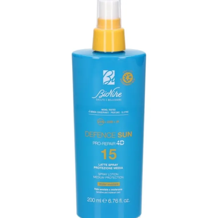 Defence Sun Spf15 Latte Spray BioNike 200ml
