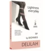 DELILAH 70 Collant Mesh SIGVARIS Nero Taglia 4