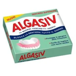 Dentiera Superiore Tripla Azione Algasiv® 15 Cuscinetti Adesivi