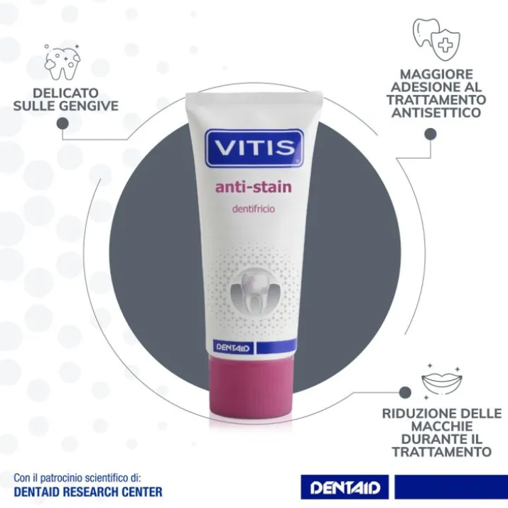 Dentifricio Antimacchia Anti-stain VITIS 50ml