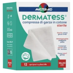 Dermatess Cotone Garza 36x40 12 Pezzi