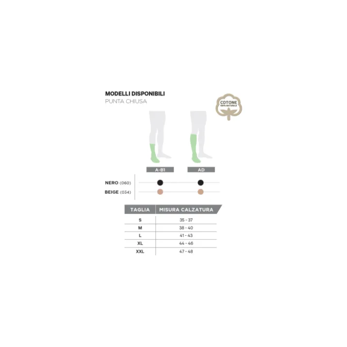 Diabesoft Calzino Beige M GloriaMed®