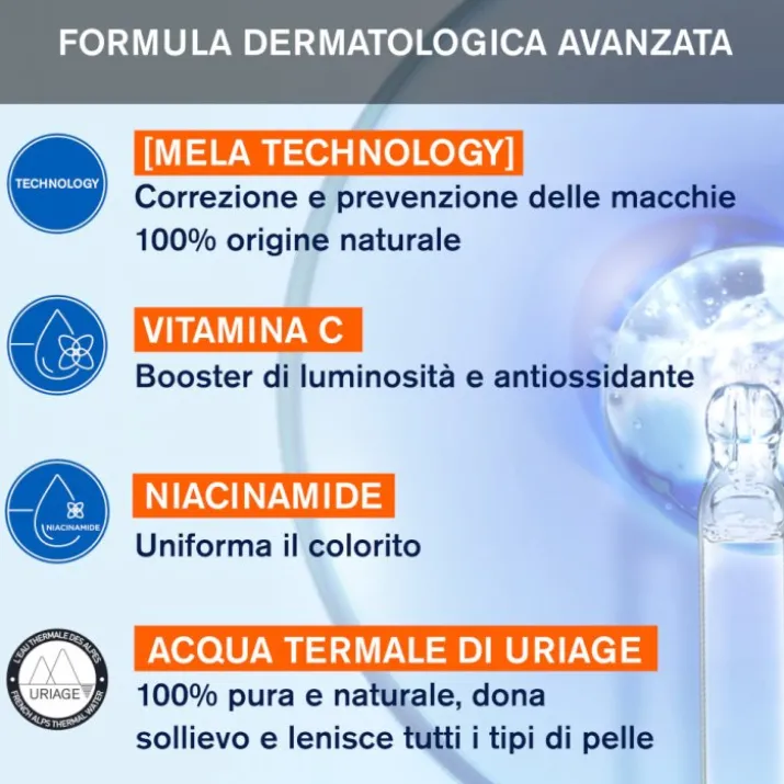 Dépiderm Mousse Detergente Luminosità Uriage 100ml