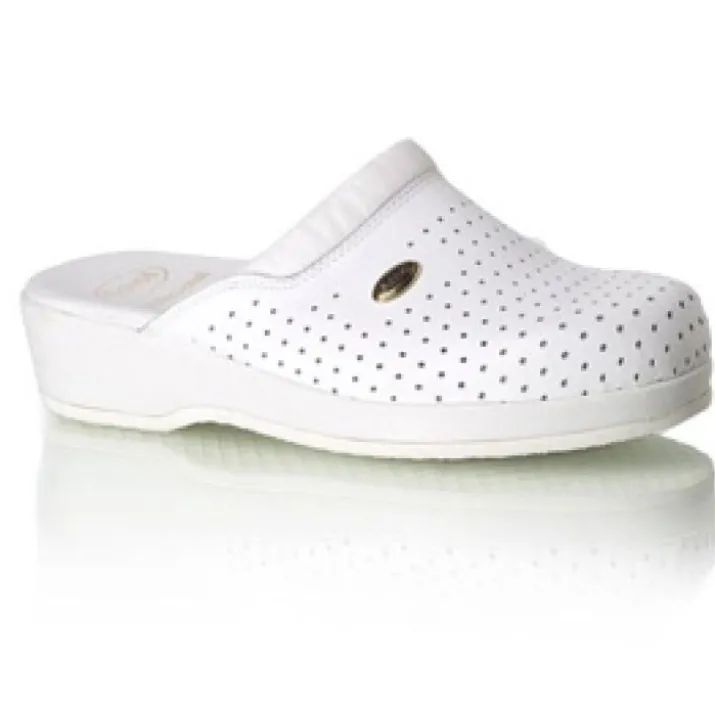 Dr. Scholl's Clog Backguard Zoccolo Pelle Colore Bianco Misura 38